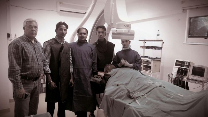 Trans-radial Angiography