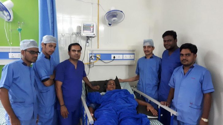 AICD in 70 years old female in jhunjhunu